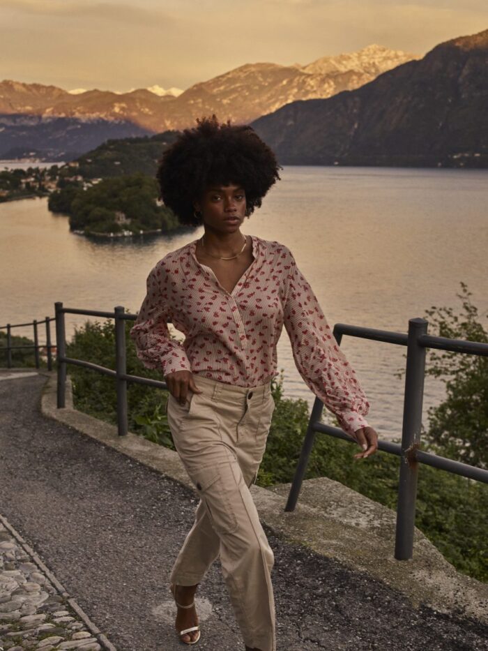 143160 Visma Cleo Blouse – 143770 Madison Paper Cargo Ankle