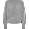 AW23-156830-919_2 MMThora V-Neck Knit Cardigan Grey Melange