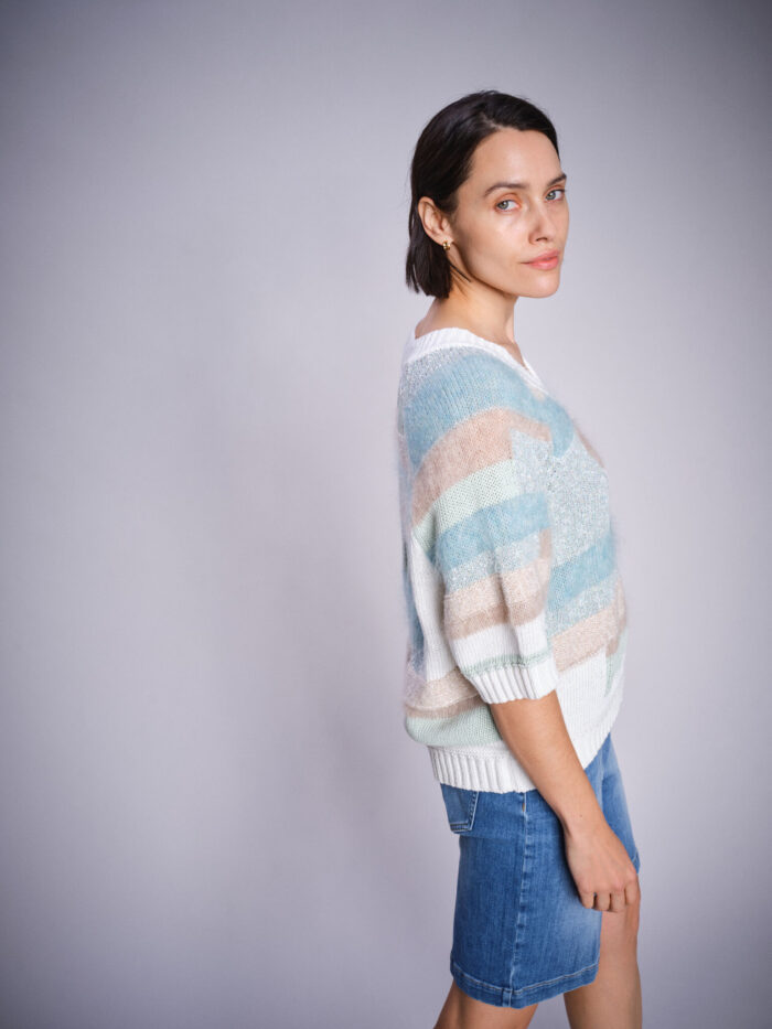 169440 830 MMDaya SS Patch Knit Surf Spray - 170370 401 MMSoey Grendel Shorts Blue_3