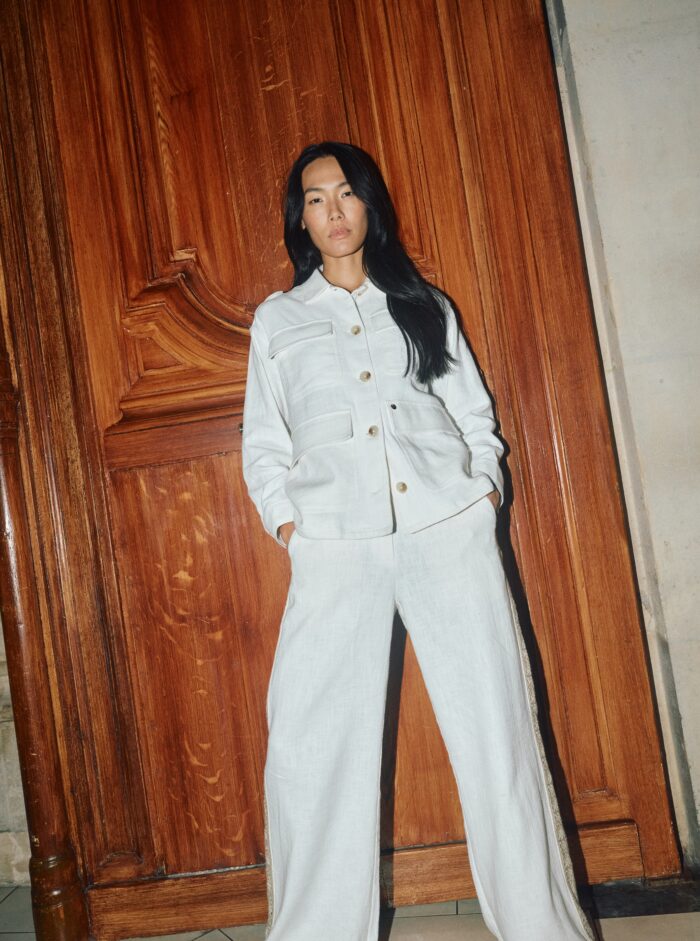 169530 180 MMAlfea Ramie Jacket Ecru- 169540 180 MMBeata Ramie Pant Ecru_1-3